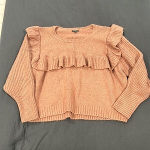 Wild Fable 2X Mauve Knit Sweater